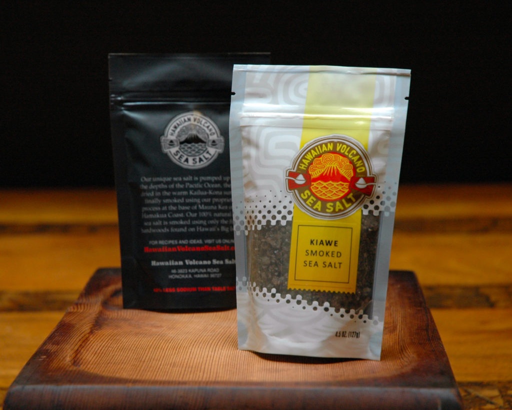 Kiawe Smoked Sea Salt from Hawaii's Big Island.