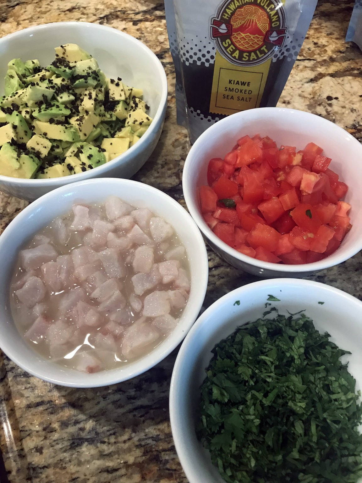 Kiawe Smoked Sea Salt from Hawaii's Big Island.