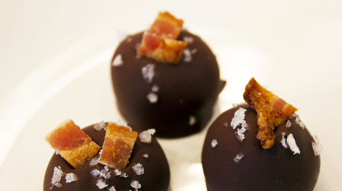 Bacon-Peanut Truffles