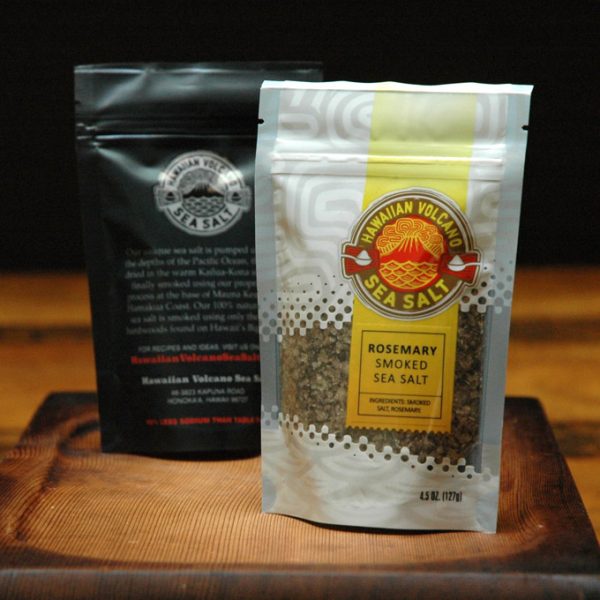 Smoked Rosemary Sea Salt 4.5 OZ Bag