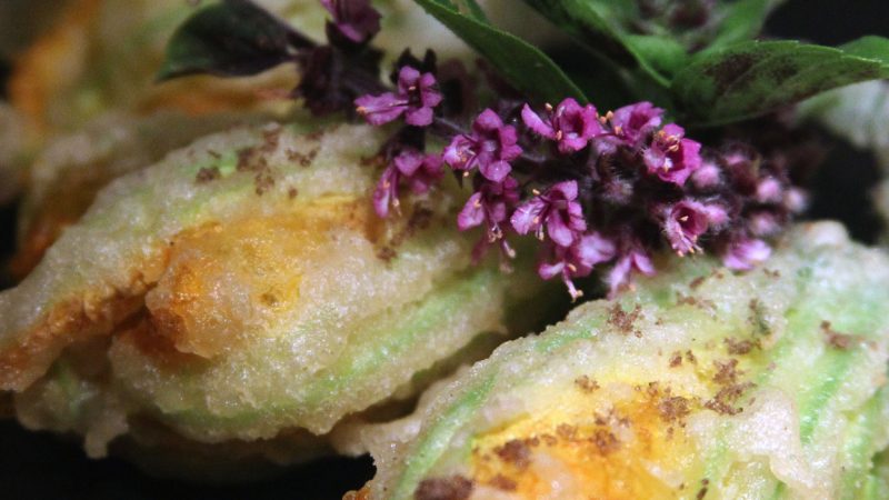 Fried Squash Blossoms