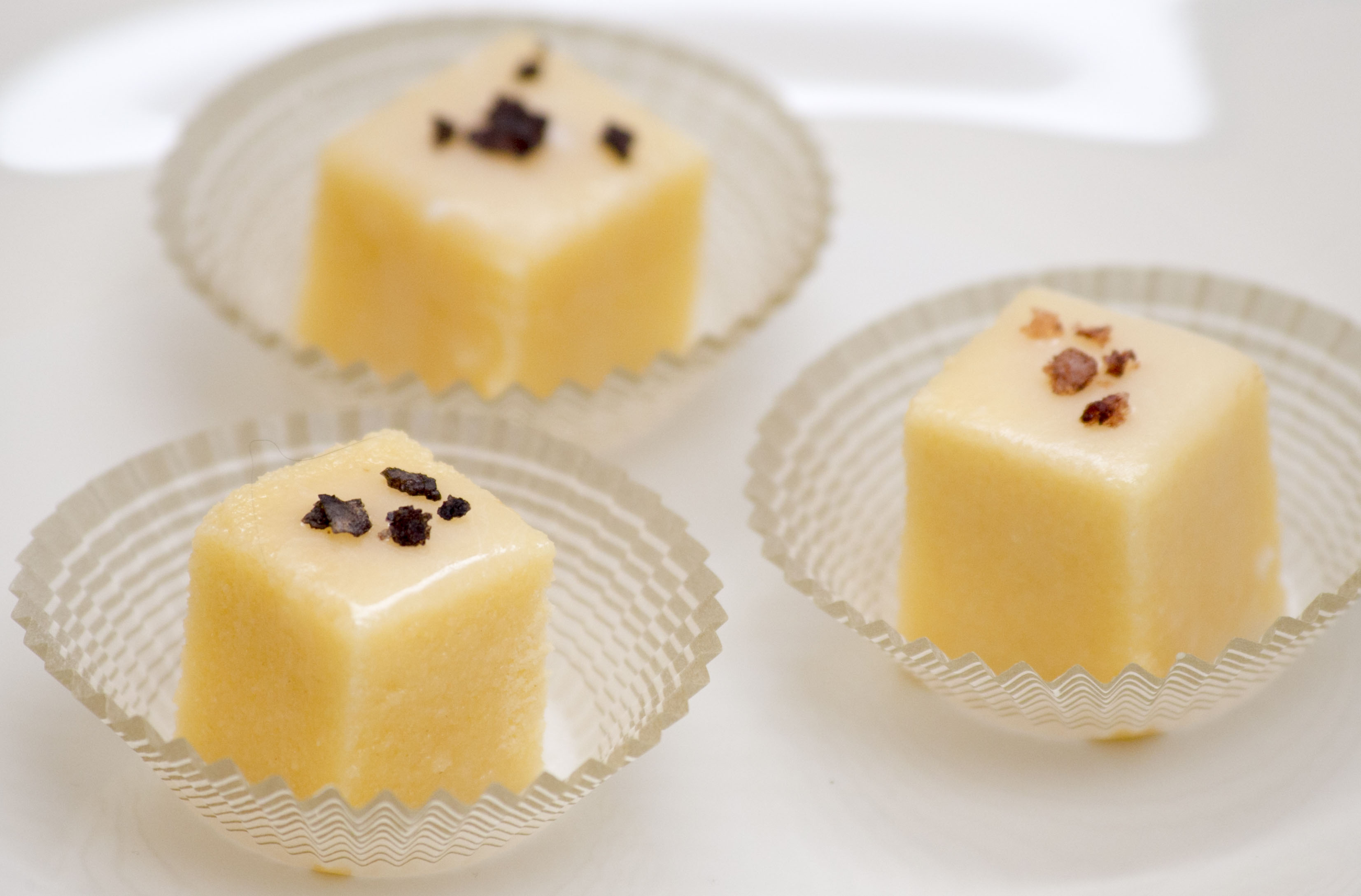 Quick and Easy No Bake Pound Cake Petit Fours - Oh My! Sugar High