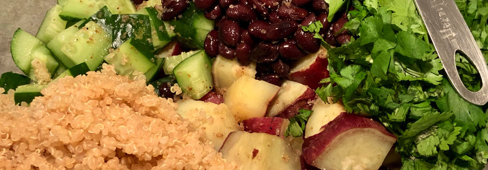 Cold Black Bean & Quinoa Salad