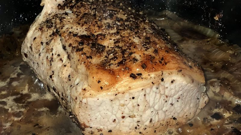 Pork Loin using Kiawe Salt